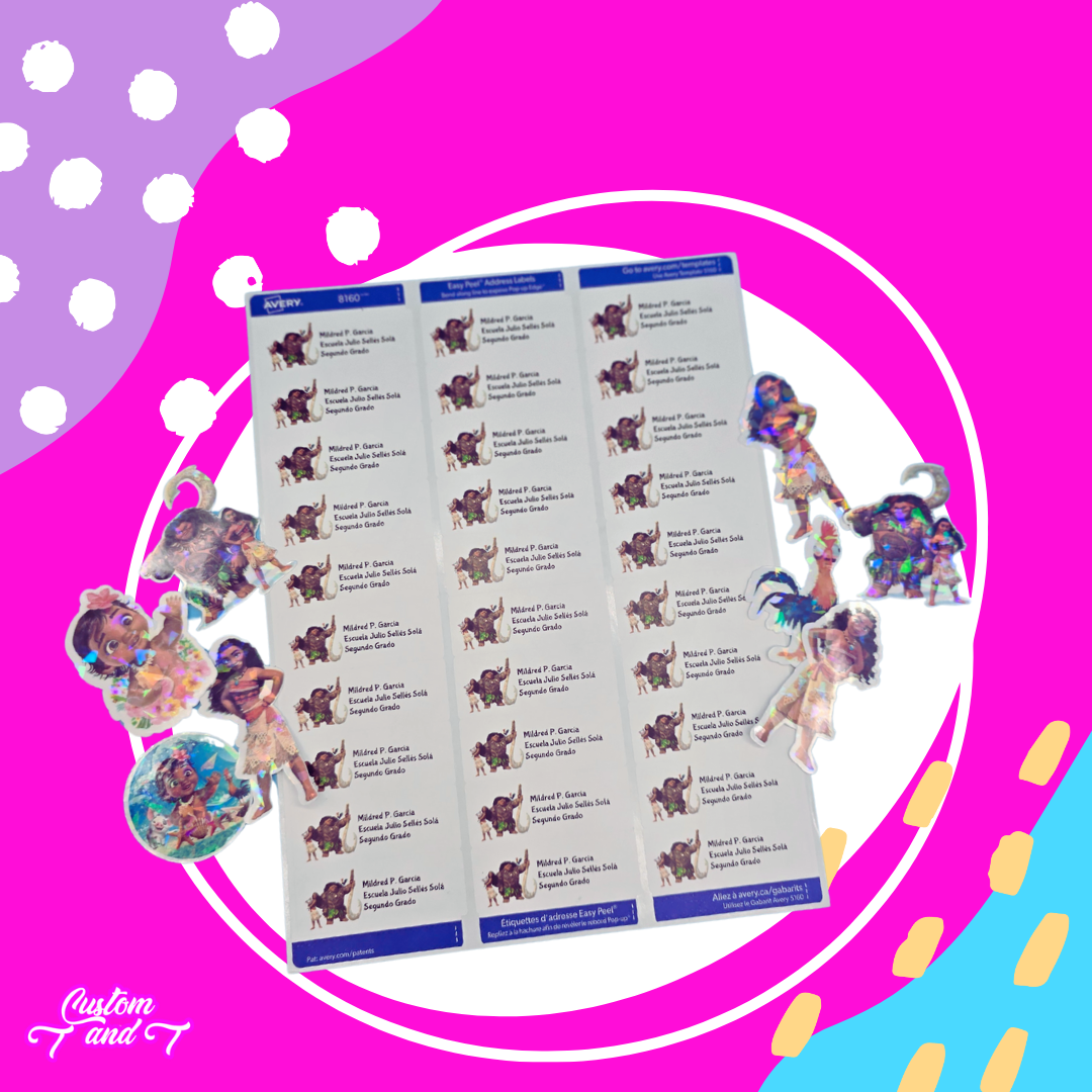 Labels escolares