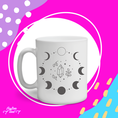 Moon Phase taza