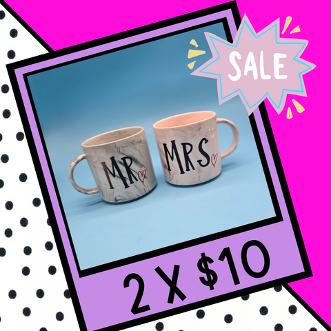 Set tazas mr and mrs